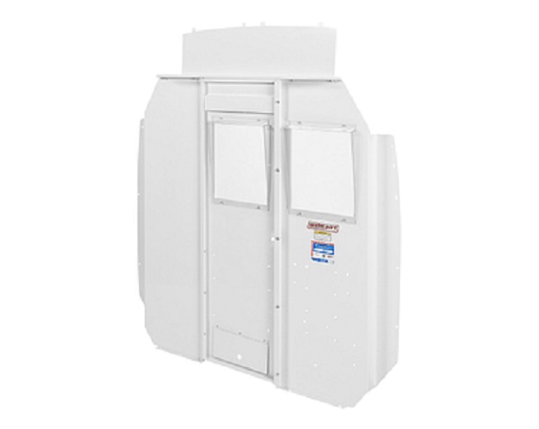 Weatherguard WEA96321-3-01D Deep Set Back Bulkhead Transit High Roof Window, White