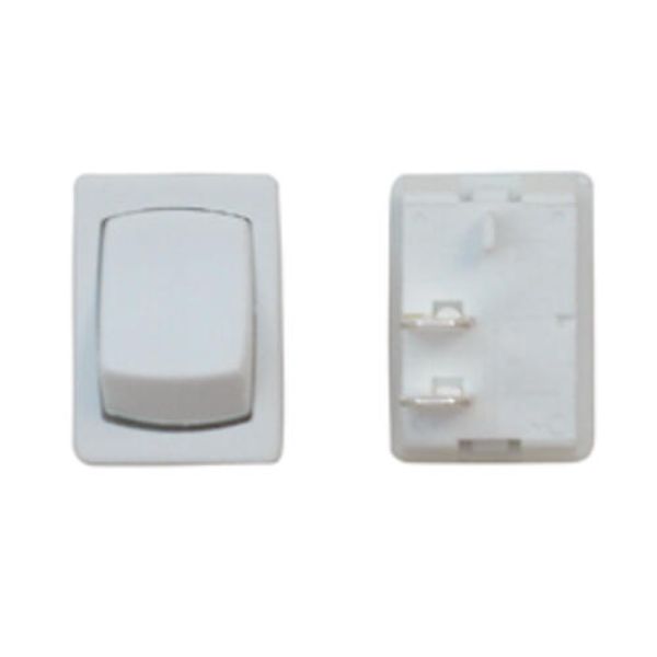 Mini On & Off SPST Switch, White