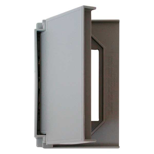 Decor Receptacle Cover, Gray