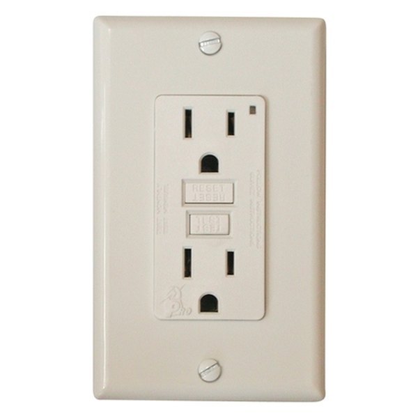 GFI Receptacle, White