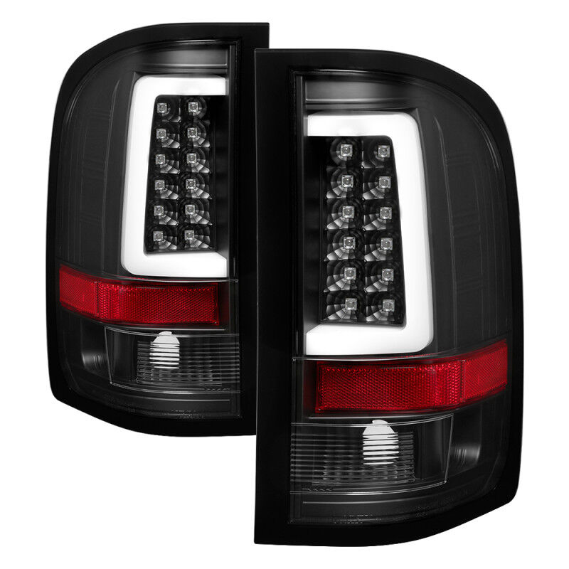 SPY5084088 Black Version 3 LED Tail Light with Dual Reverse for 2007-2013 Chevy Silverado