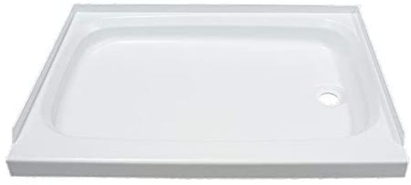 Picture of Lippert LIP210371 24 x 32 in. Right Drain Shower Pan&#44; White
