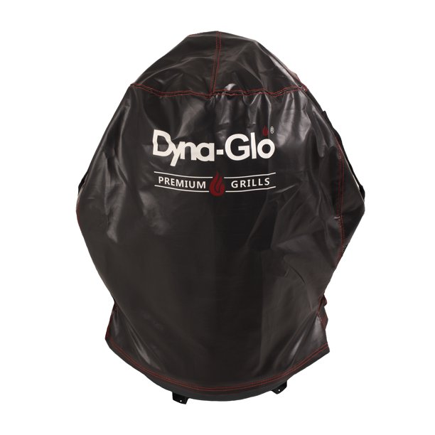 Black Compact Charcoal Smoker Cover