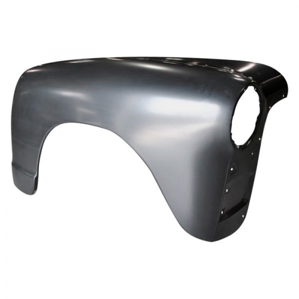 Right Front Fender Assembly - Black - Compatible with 1954-1955 Chevrolet Pickup