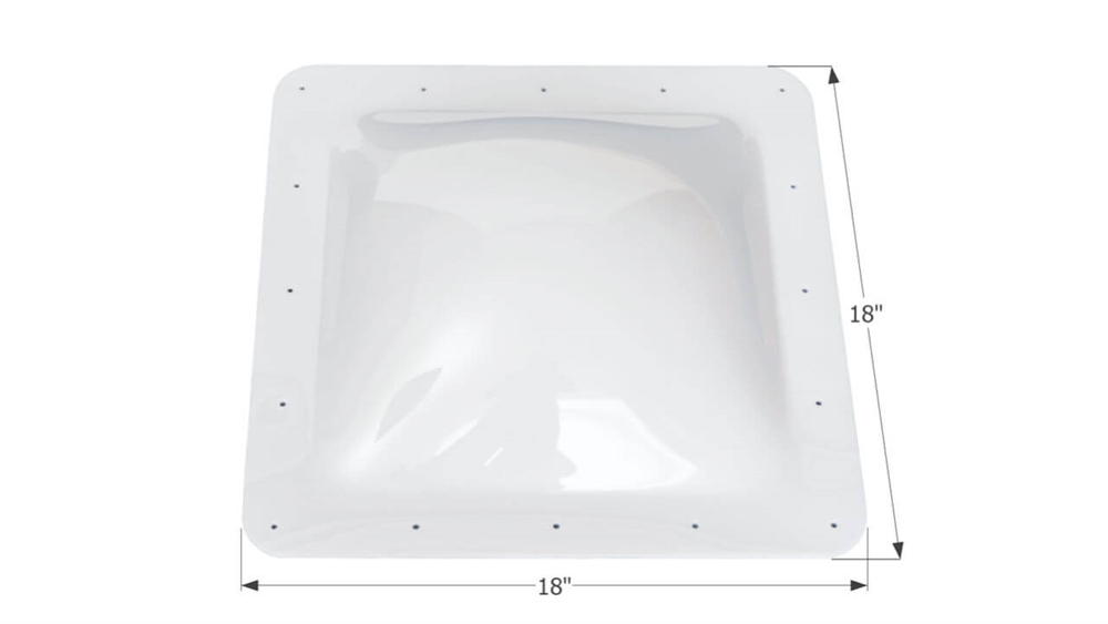 Sl1414W Rectangular Outer Skylight, White