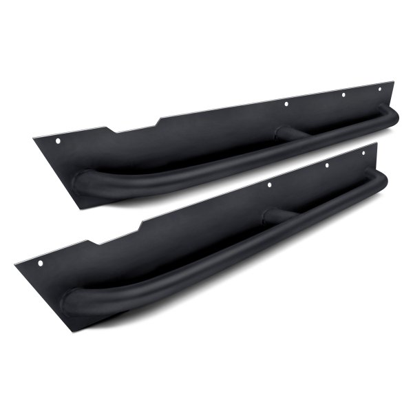 Smittybilt SMB76871 2 Door Xrc Rock Sliders with Step for 1997-2006 Jeep Wrangler TJ-LJ, Black Textured