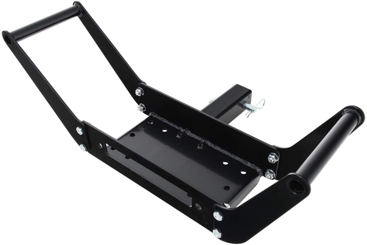 Winch Cradle - Black - 2 in. - Heavy-Duty Steel Construction