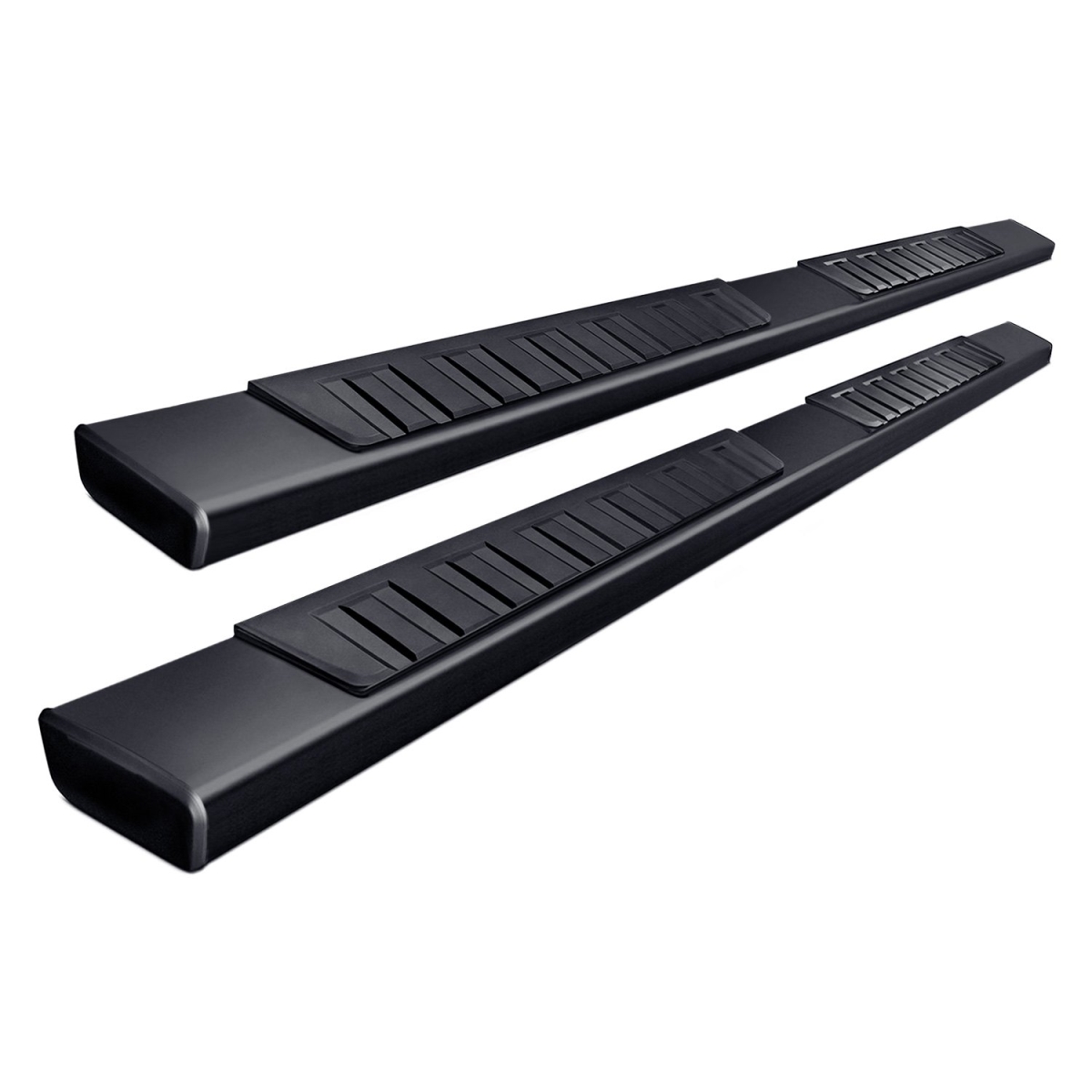 Black R7 Nerf Bars for for 2019-C Silverado & Sierra 1500 Crew Cab