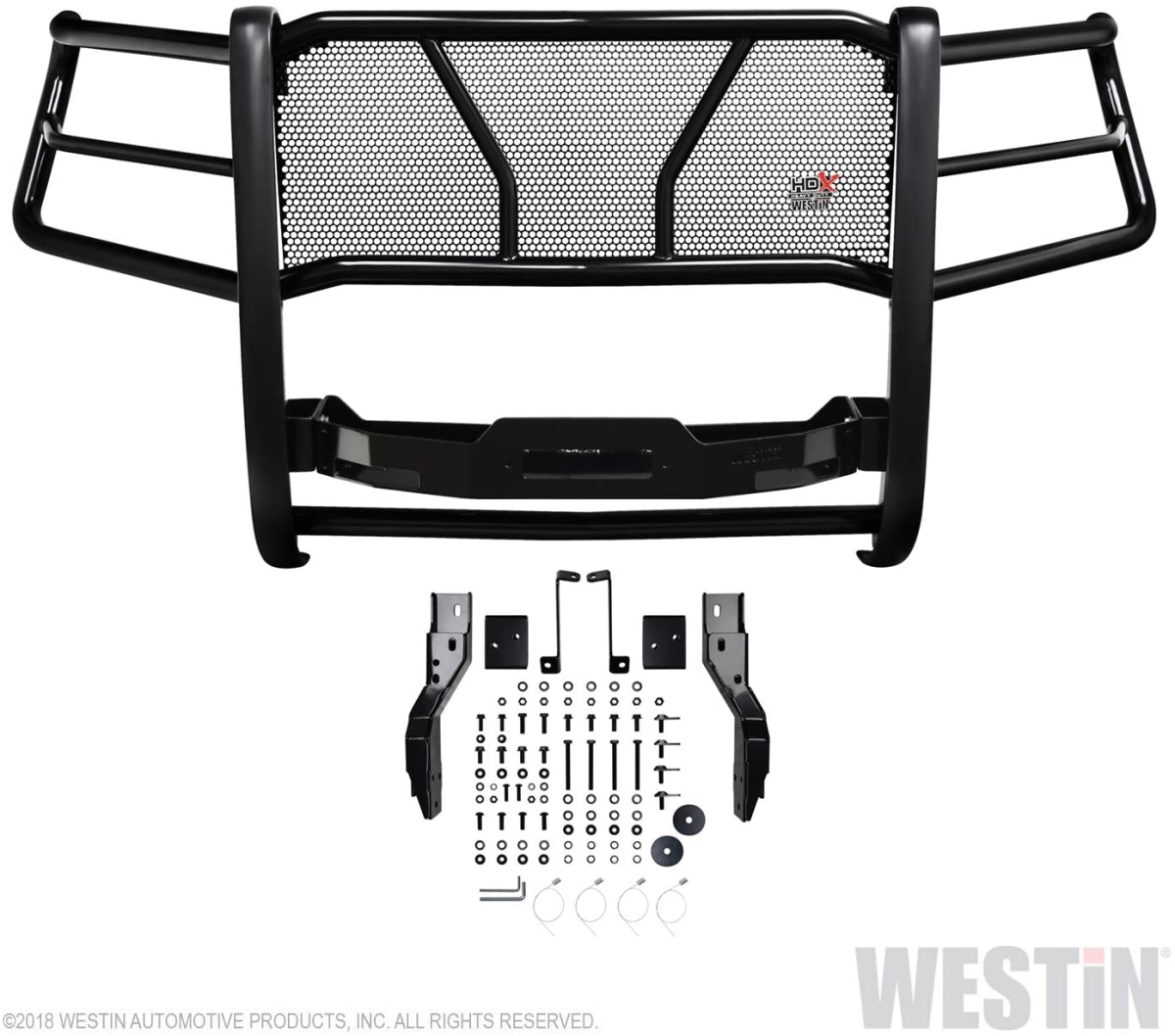 HDX Winch Mount Grille Guard for 2019-2021 Chevrolet Silverado 1500 - Black
