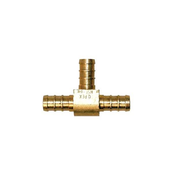 0.5 in. Barb Brass Tee, Pack of 10