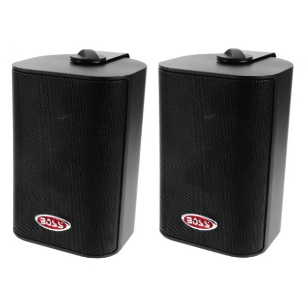 Boss Audio BSSMR4.3B 4 in 200W Full Range 3 Way Weatherproof Systems - Pack of 2 -  Boss Audio Systems Inc