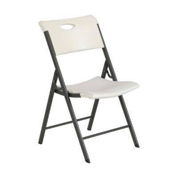 Almond Folding Chair - Contemporary Design - Lightweight - Durable