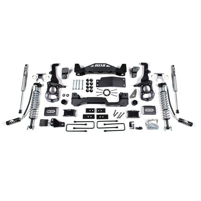 4 in. Front 3 in. Rear Suspension Lift System - Fox Shocks for 2021 Ford F150