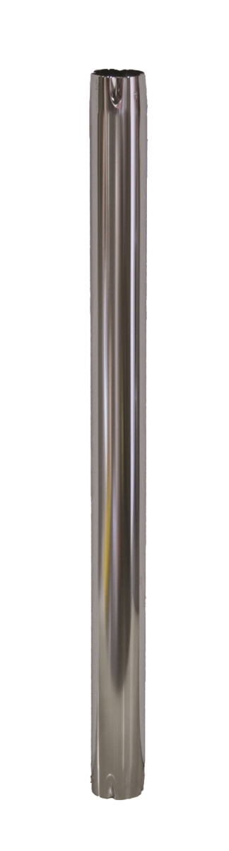 27.5 in. Pedestal Table Legs without Base, Chrome