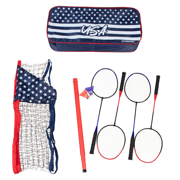 Triumph Patriotic Portable Badminton Set