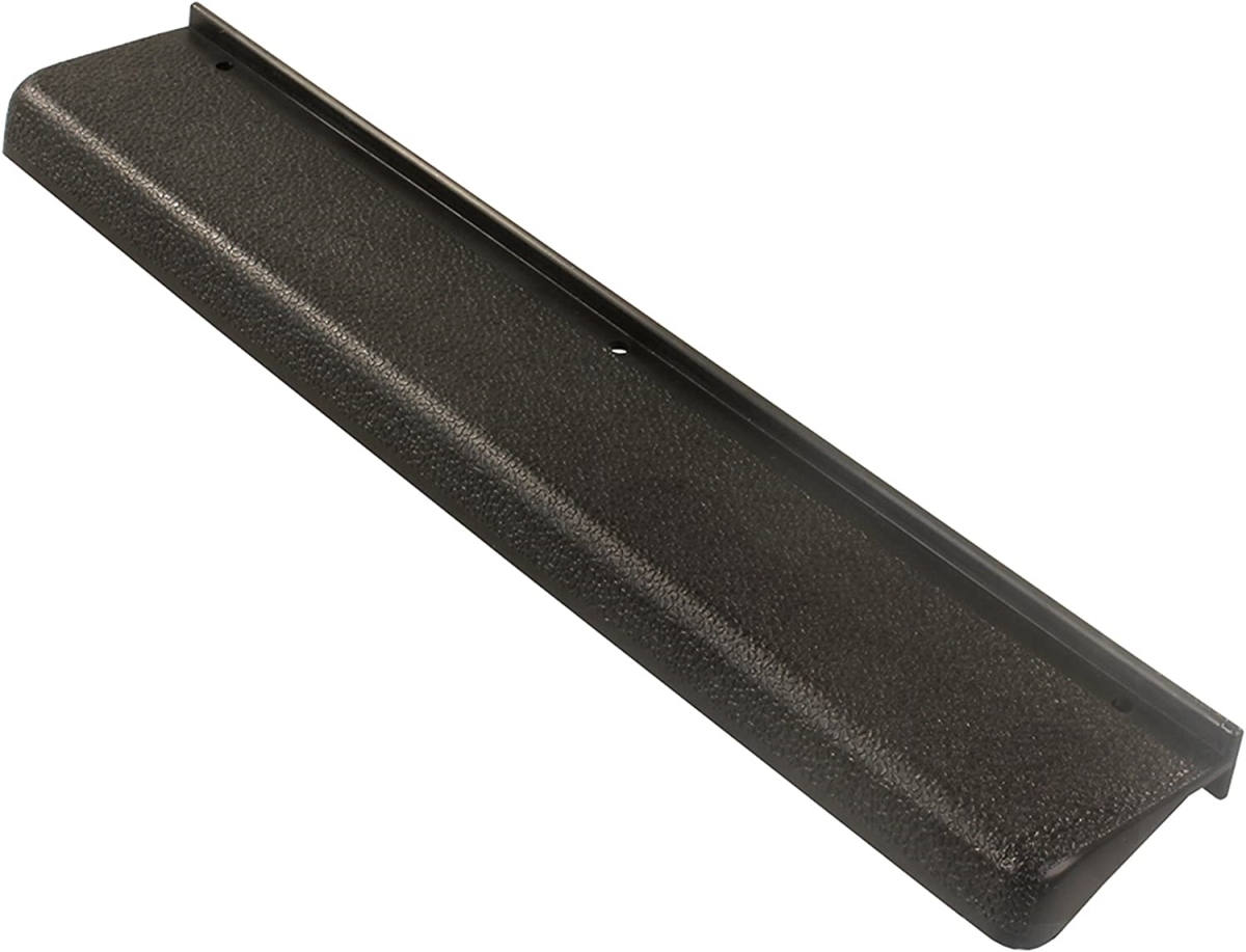 12 in. Screen Door Stop & Handle, Black