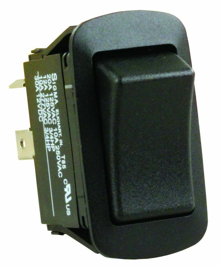 JRP13795 Spst On-Off Switch, Black -  JR PRODUCTS