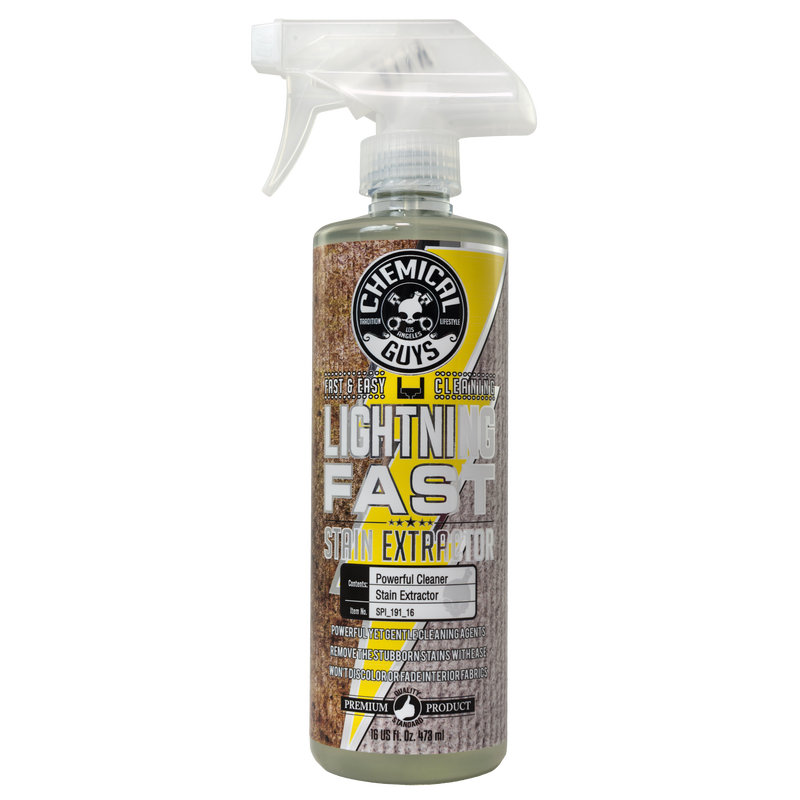 CHGSPI-191-16 16 oz Lightning Fast Carpet & Upholstery Stain Extractor Cleaner & Stain Remover -  Chemical Guys, CHGSPI_191_16