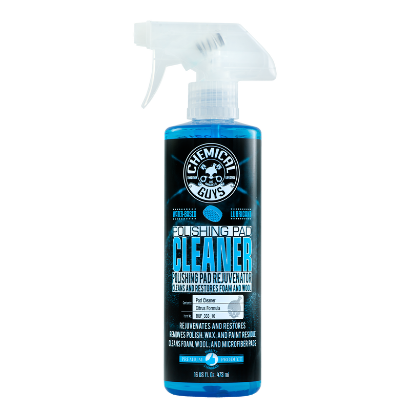 CHGBUF-333-16 16 oz Foam & Wool Pad Cleaner, Citrus Based Blue - Get It Clean Fast