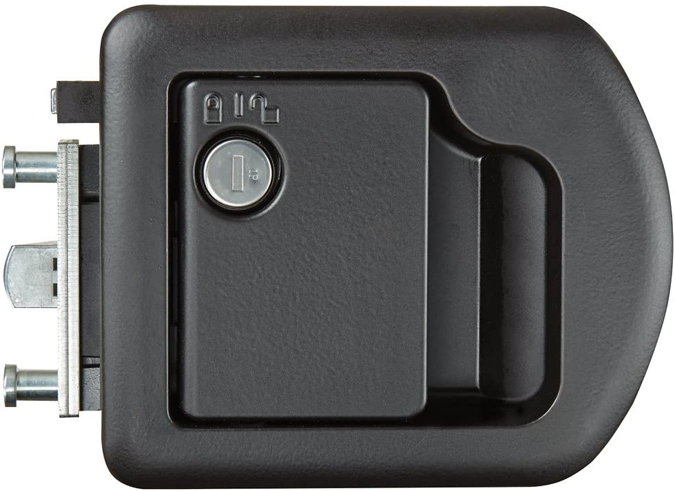 Motorhome Entrance Door Lock without Deadbolt, Black