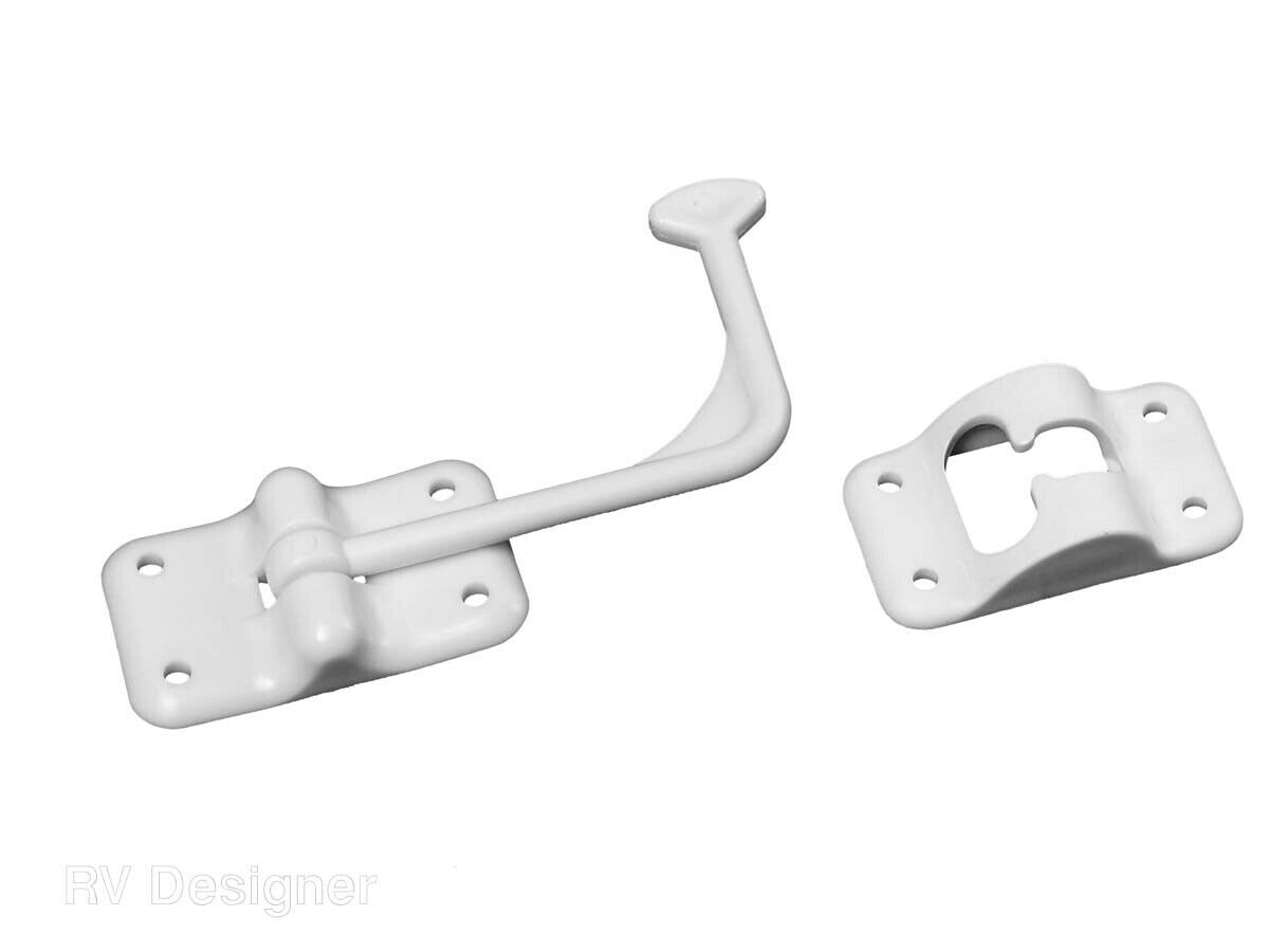 90 deg Plastic Entry Door Holder, White