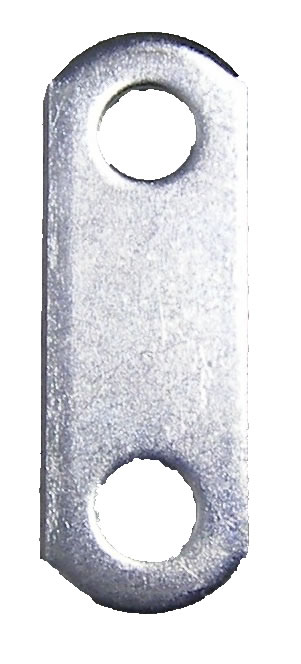 2.25 in. Leaf Spring Shackle Link Plate with Yellow Zinc