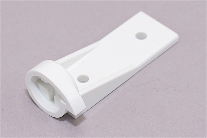 NRC61633030 Refrigerator Left Hand Freezer Door Hinge, White