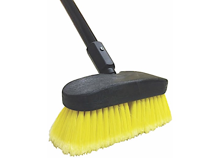 8 in. Brush with 5 ft. Handle Combo, Yellow