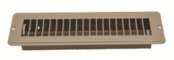 2.25 x 10 in. Floor Register, Brown