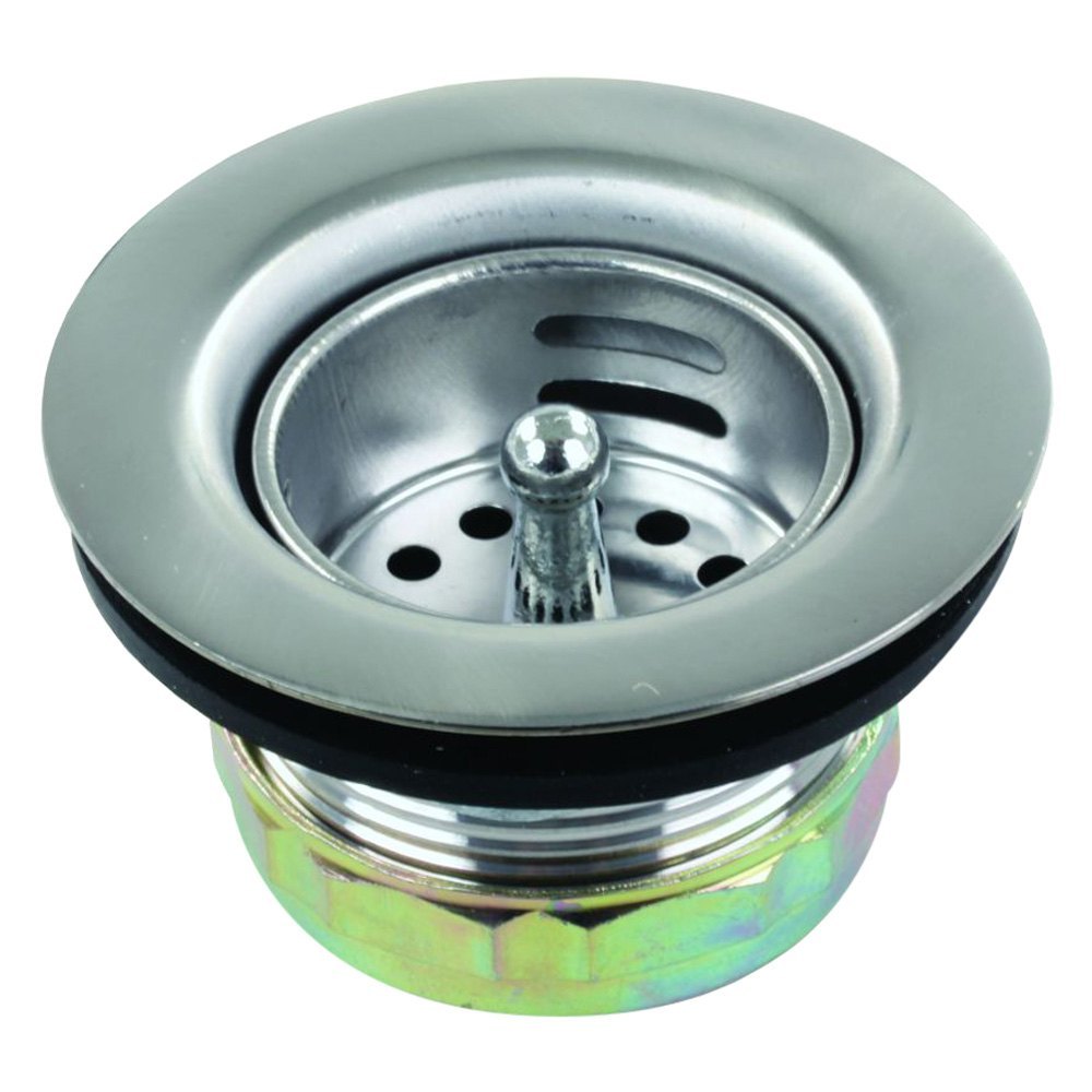 Picture of JR Products JRP95325 Strainer with Push-in Basket, Chrome