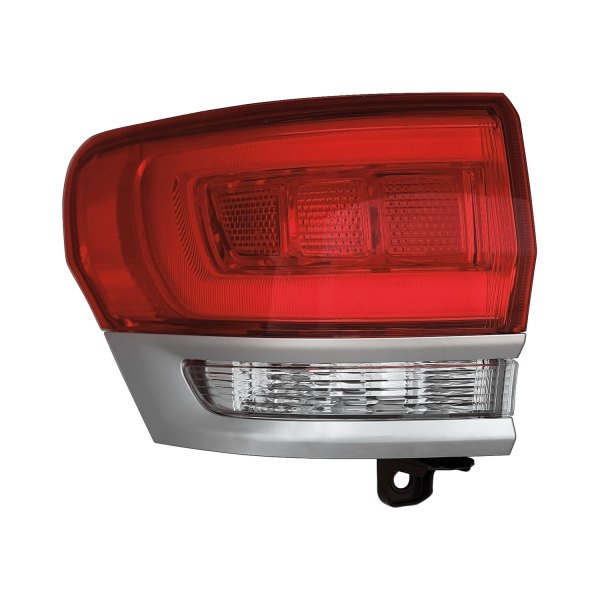 Outer Laredo Limited Overland Left Taillamp Assembly with Platinum Insert for 2014-2021 Jeep Grand Cherokee