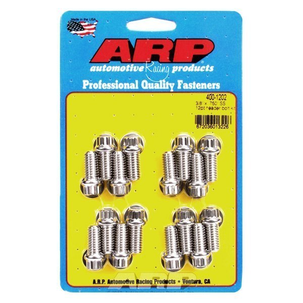 Stainless Steel Polished Header Bolt Kit