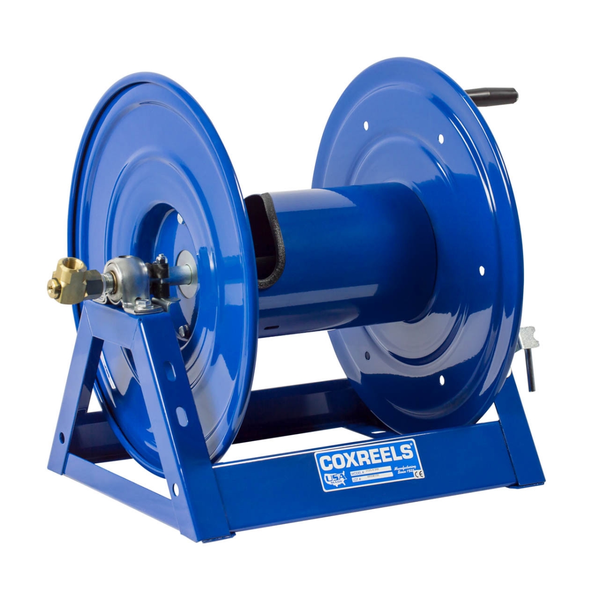1125-4-100 0.5 in. x 100 ft. 3000 PSI Hand Crank Hose Reel