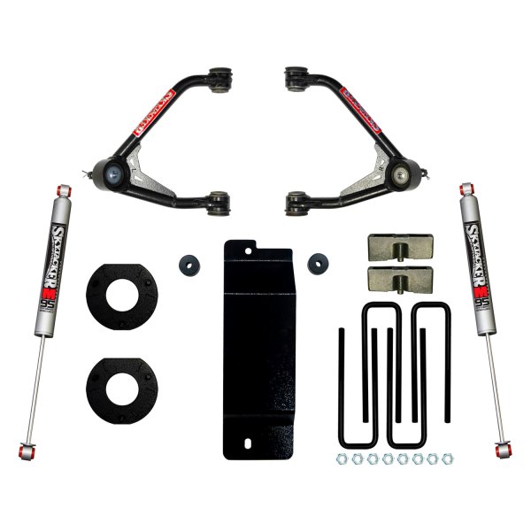3.5-4 in. Upper A-Arm Lift Kit with M9500 Rear for 2014-2016 Silverado 1500 & 2014-2016 Sierra 1500