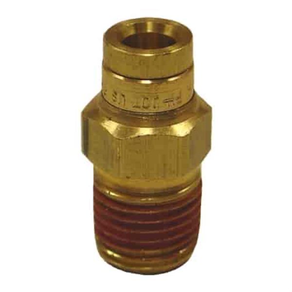 0.25 in. NPT Male Connector Brass - 2 per Pack