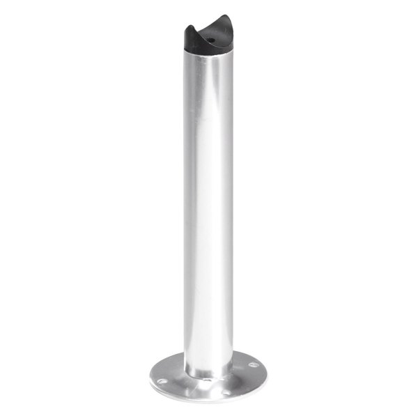 12 in. Stand Off Assembly with Trim Down, Silver Anodized