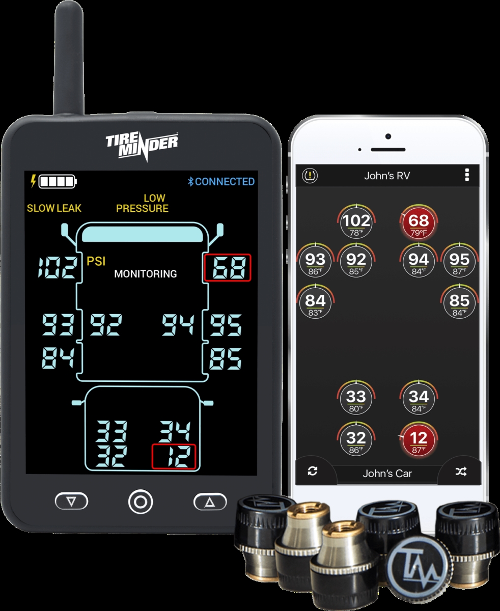 TireMinder A1AS with 6 External Transmitters