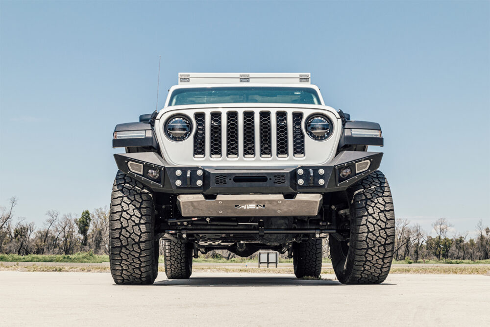 Picture of Advanced Accessory Concepts ACO48002628 Full Width Front Bumper for 2018-2022 Jeep Wrangler & 2020-2022 Gladiator