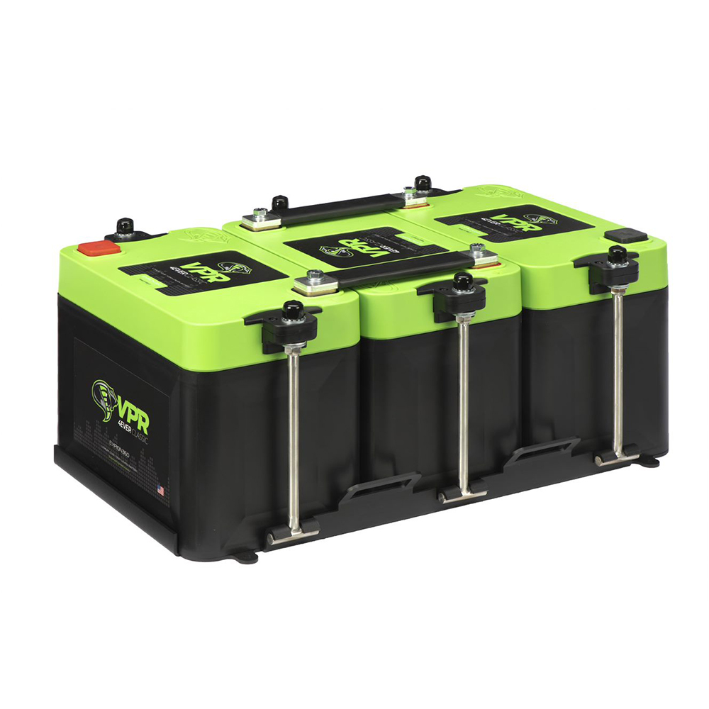 Group 27 Triple Battery Tie Down System