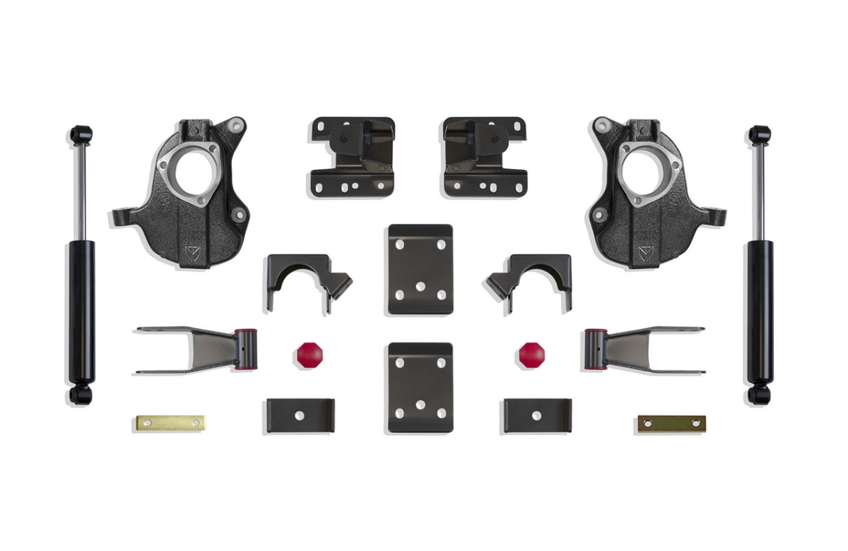 2 to 4 in. 20 Non-magneride Model Lowering Spindle Kit for 2016-2018 Silverado & Sierra 1500 2WD 4WD