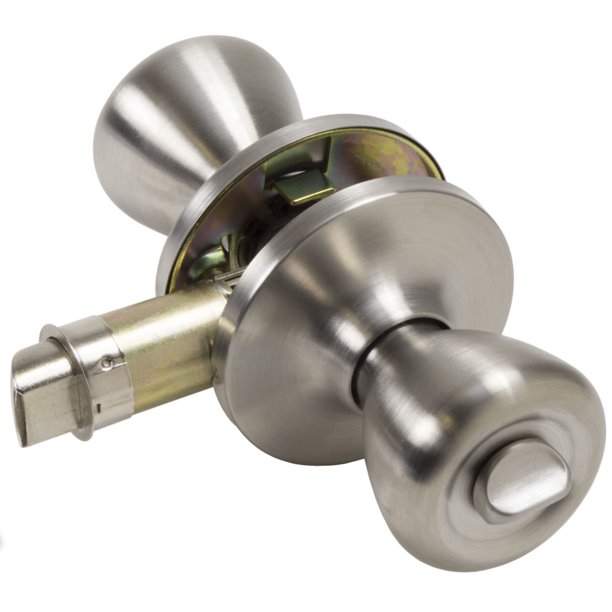 C3 Privacy Locking Knob Set, Stainless Steel