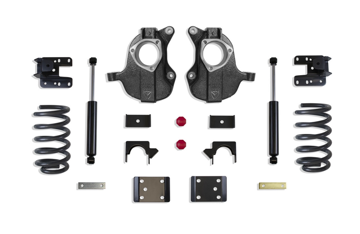 4 to 6 in. 20 Non-magneride Model Lowering Spindle Kit for 2016-2018 Silverado & Sierra Extended Cab 1500 2WD 4WD