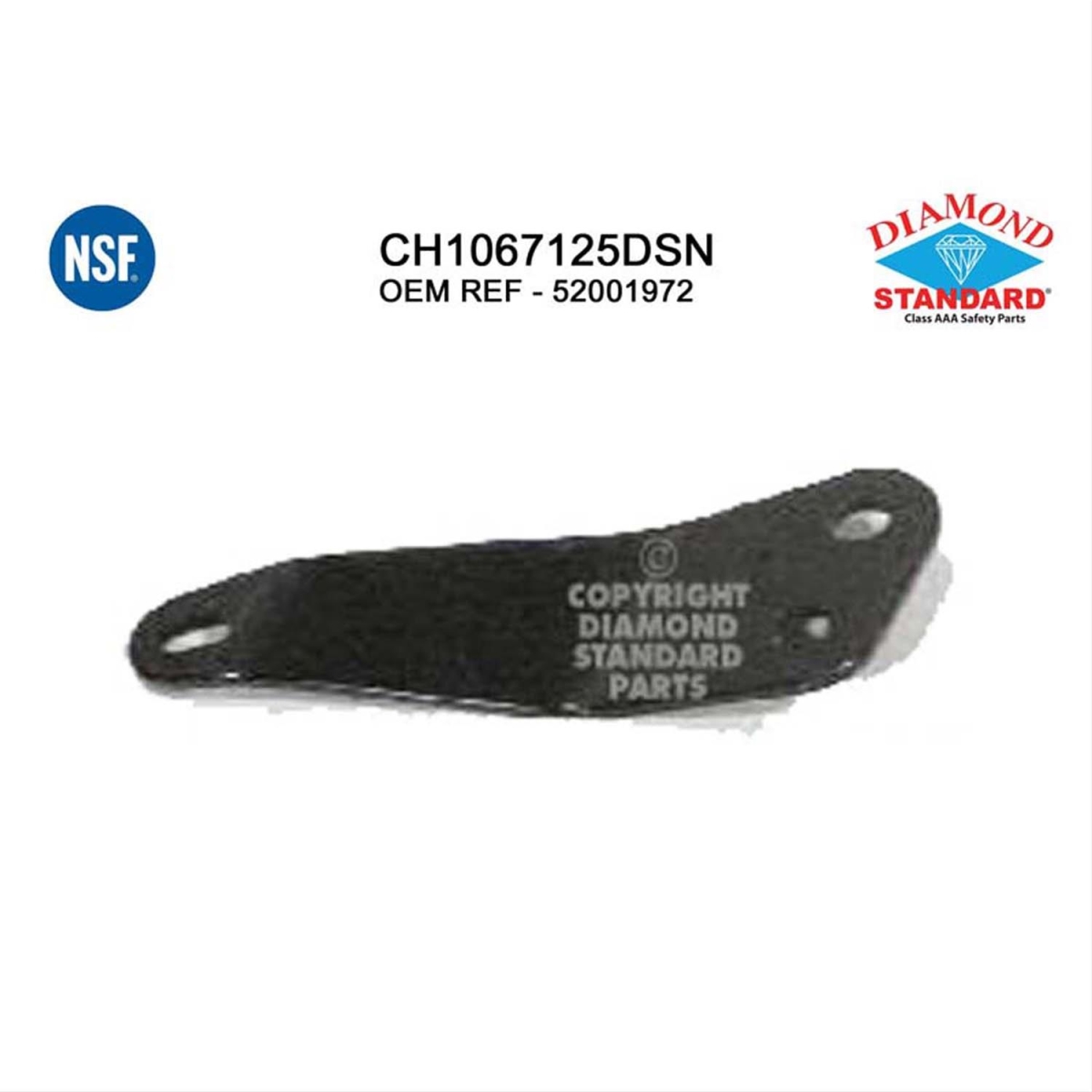 Right Front Outer Bracket for 1984-1996 Jeep Cherokee & 1997-2001 Jeep Cherokee