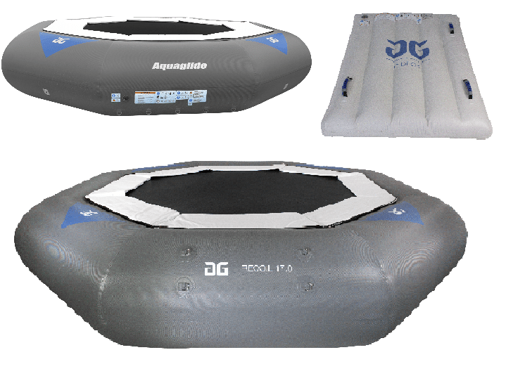 Picture of Aqua Glide AQG285221140 Recoil Trampoline 14.0 with C-Deck&#44; Box of 2