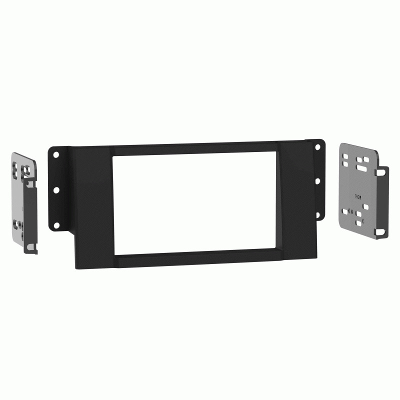 Stereo Installation Kit for 2005-2012 Land Rover Range Rover LR2 & 2005-2012 Land Rover Range Rover LR3, Matte Black