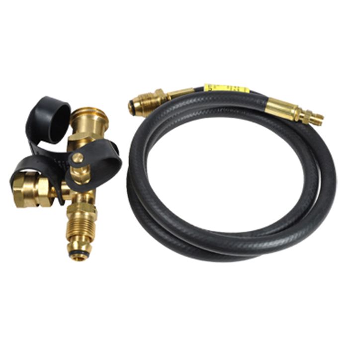 MRHF273733 5 ft. Propane Hose Assembly Kit, Black