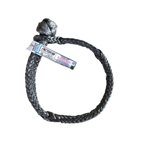 0.43 x 10 in. Standard Duty Soft Shackle, Gray