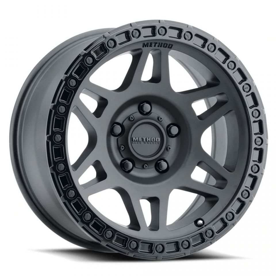 17 x 8.5 in. 0 mm Offset 6 x 135 Bolt Pattern 87 mm Center Bore Matte Black Gloss Black Lip MR312 Wheel