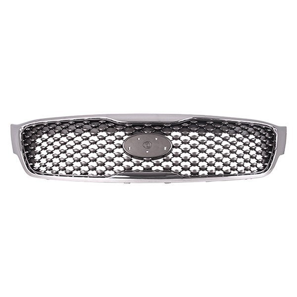 Grille Assembly for 2016-2018 KIA Sorento, Black
