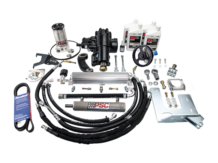 Engine Cylinder Assist Steering Kit with the Big Bore XD Steering Gear for 2007-2011 Wrangler 3.8L